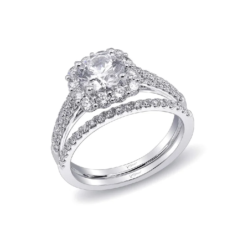 engagement rings with unique diamond patterns for women-Engagement ring