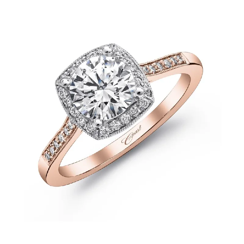 engagement rings with side stones for women-Engagement ring