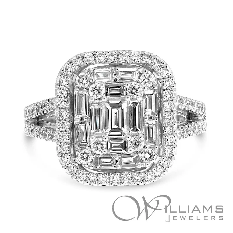 stunning engagement rings with unique gemstone cuts-Williams Signature 14 Karat Diamond Ring