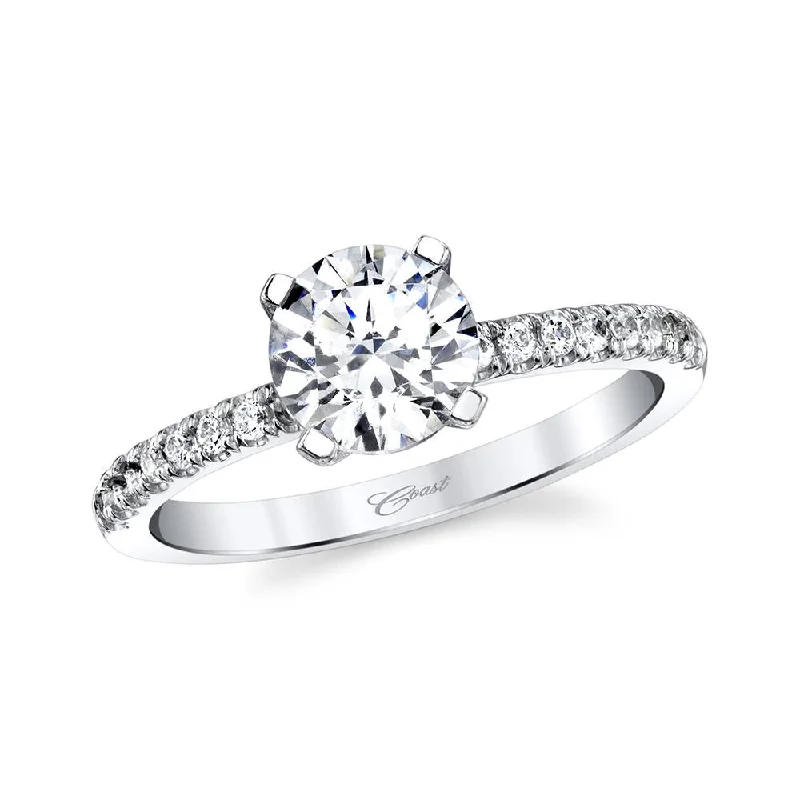 engagement rings with heart-shaped diamonds for women-Engagement ring