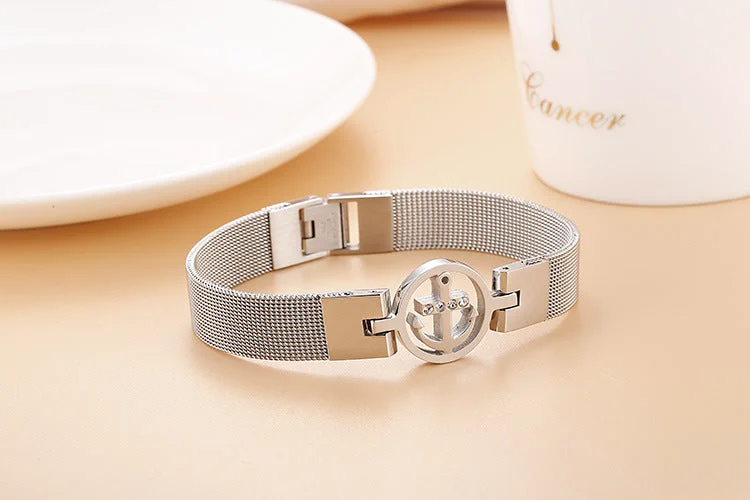 thick leather bracelets for women-Korean Version Of Simple Fashion Personality Strap Creative Bracelet Valentine's Day Gift