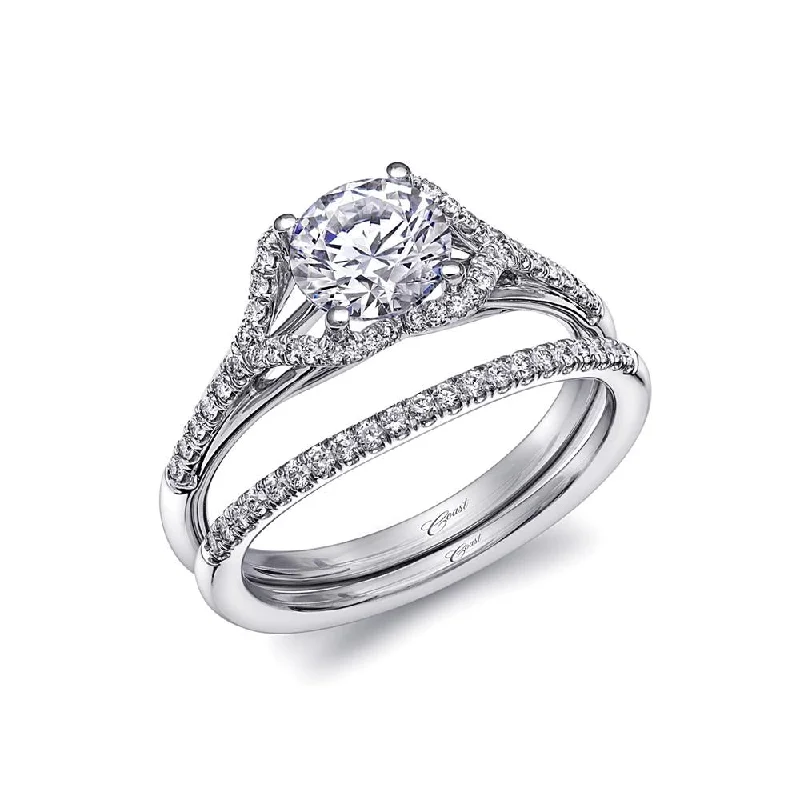 engagement rings with hidden halos for women-Engagement ring