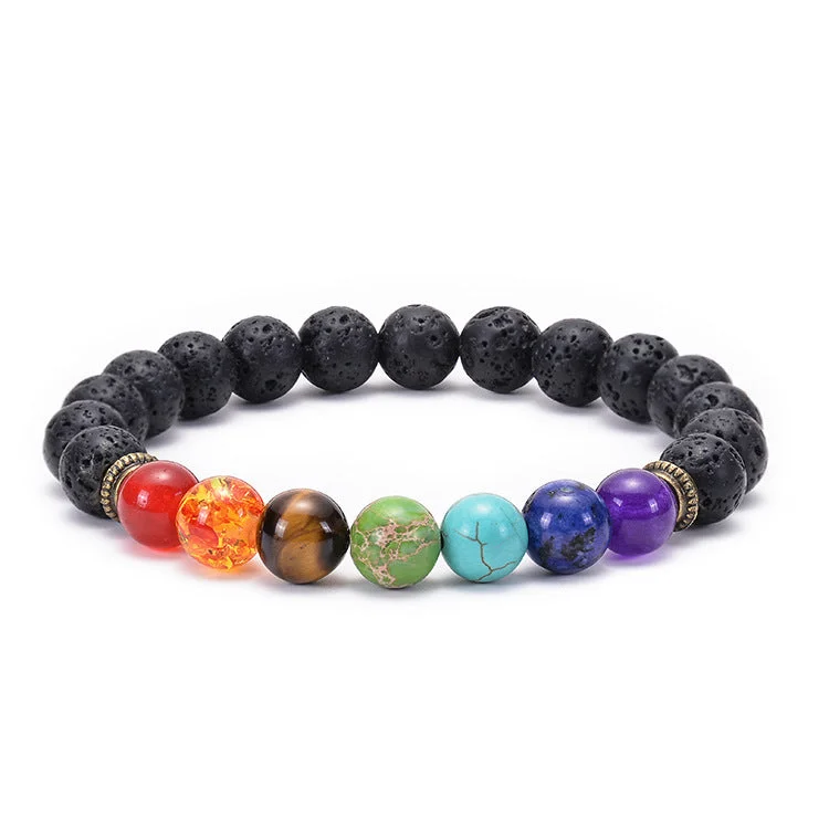 Volcanic stone bracelet