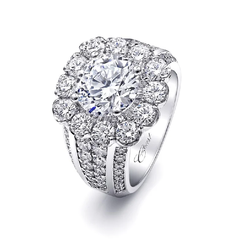 sapphire and diamond engagement rings for women-Engagement ring