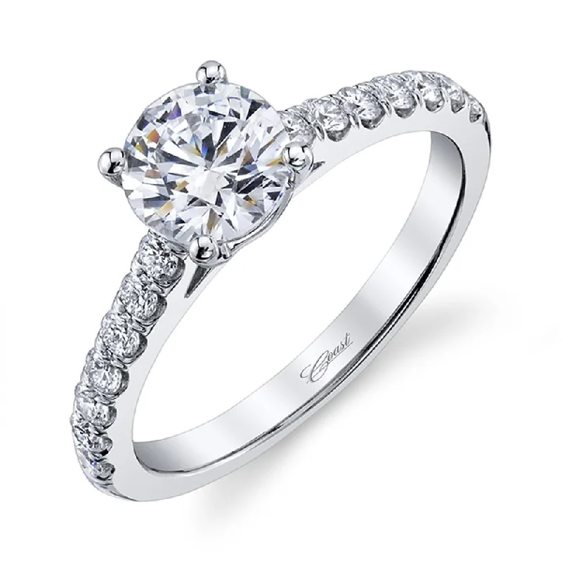 three-stone engagement rings with diamonds for women-Engagement ring