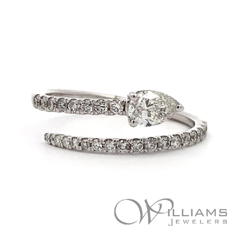 stunning engagement rings with antique designs for women-Williams Signature 14 Karat Diamond Ring