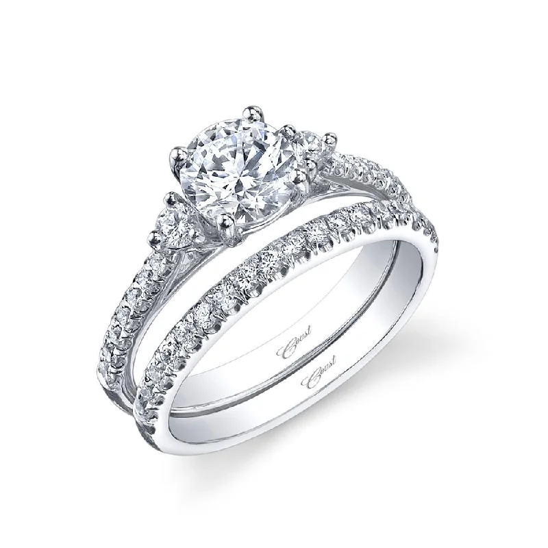 engagement rings with round diamonds for women-Engagement ring