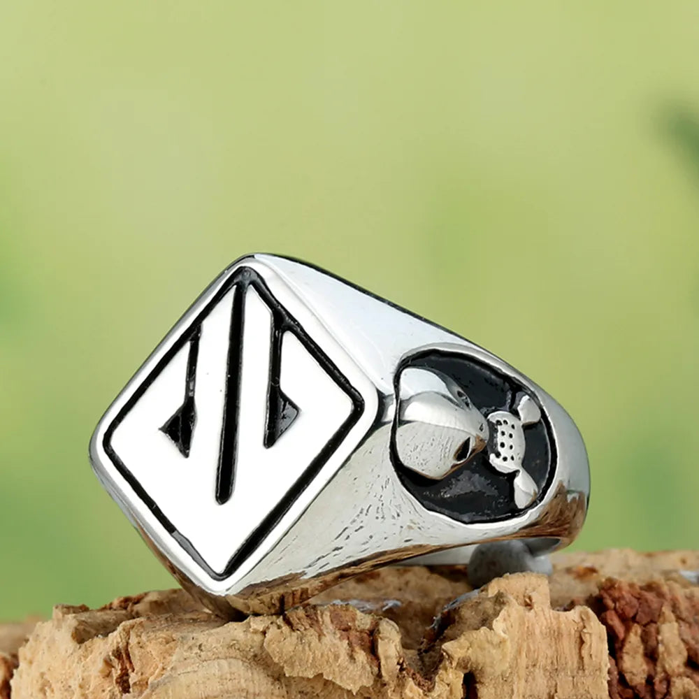 modern rings for women-Hip-Hop Geometric 316 Stainless Steel  Unisex Rings