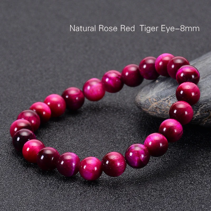 Natural Rose Tigereye (8mm)