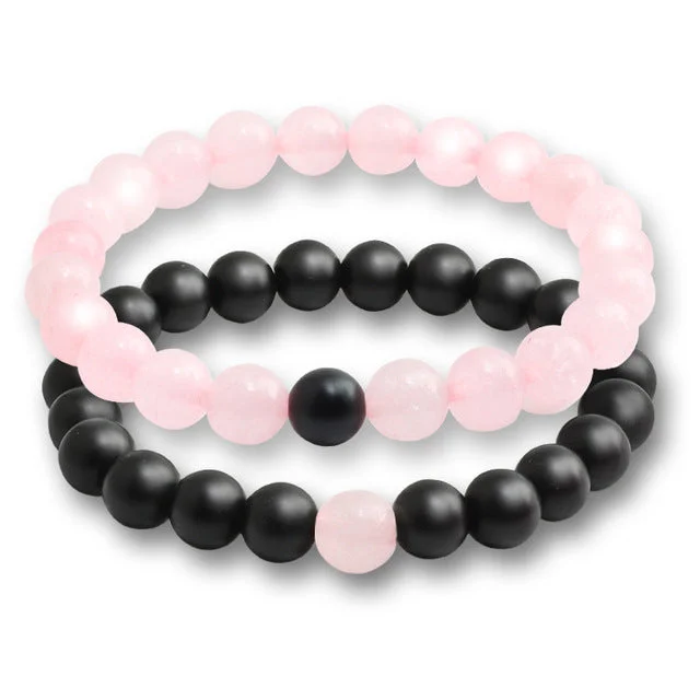 Pink Crystal Matte Black