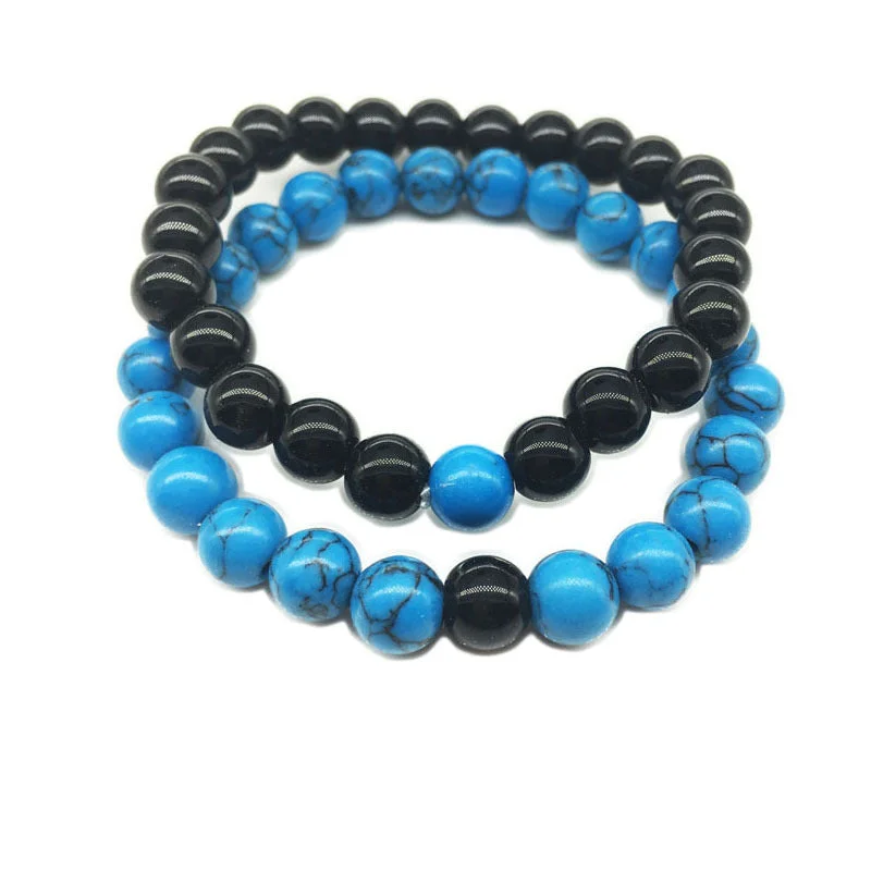 luxury bracelets for women-Simple Style Round Glass/colored Glaze Beaded Bracelets 1 Set