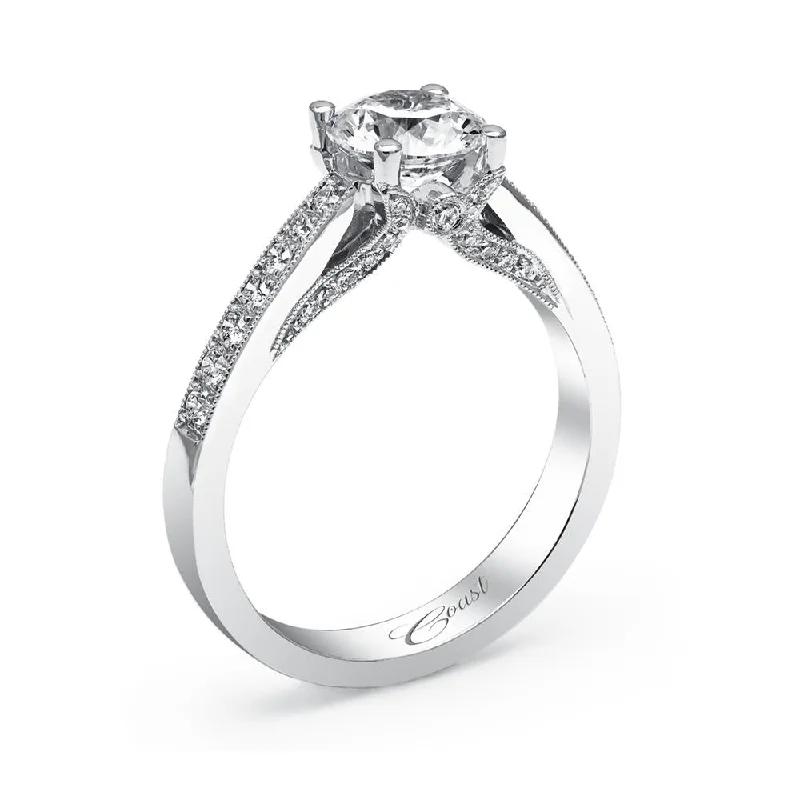 cushion cut diamond engagement rings for women-Engagement ring