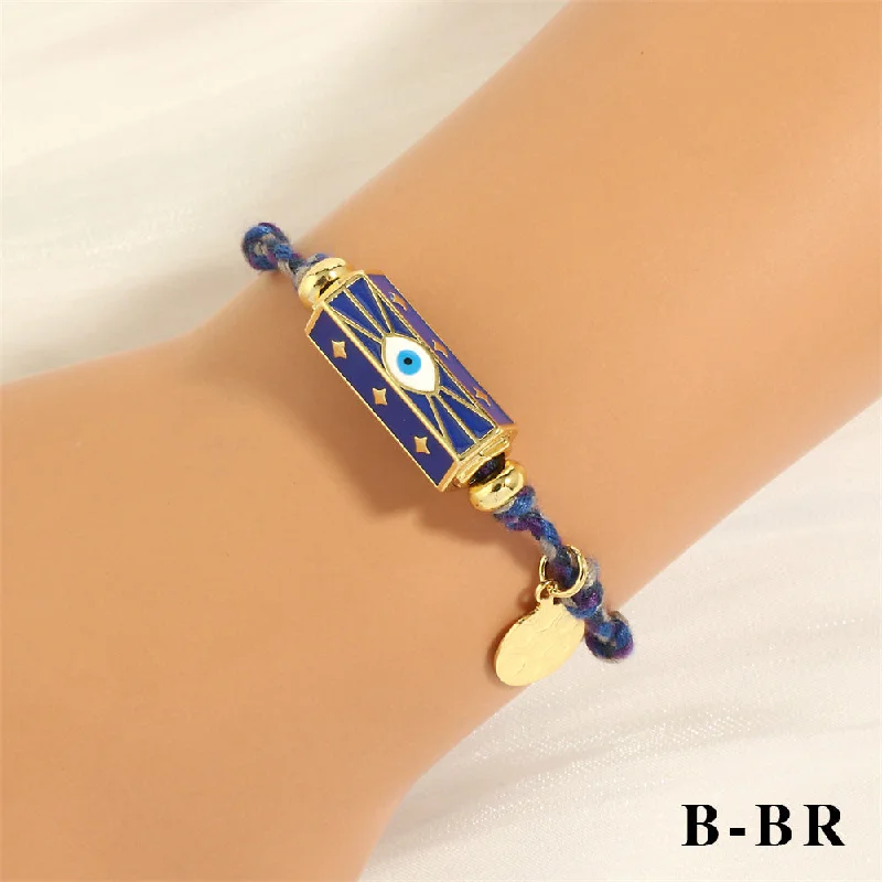 SET0329-B-Blue Eye Bracelet