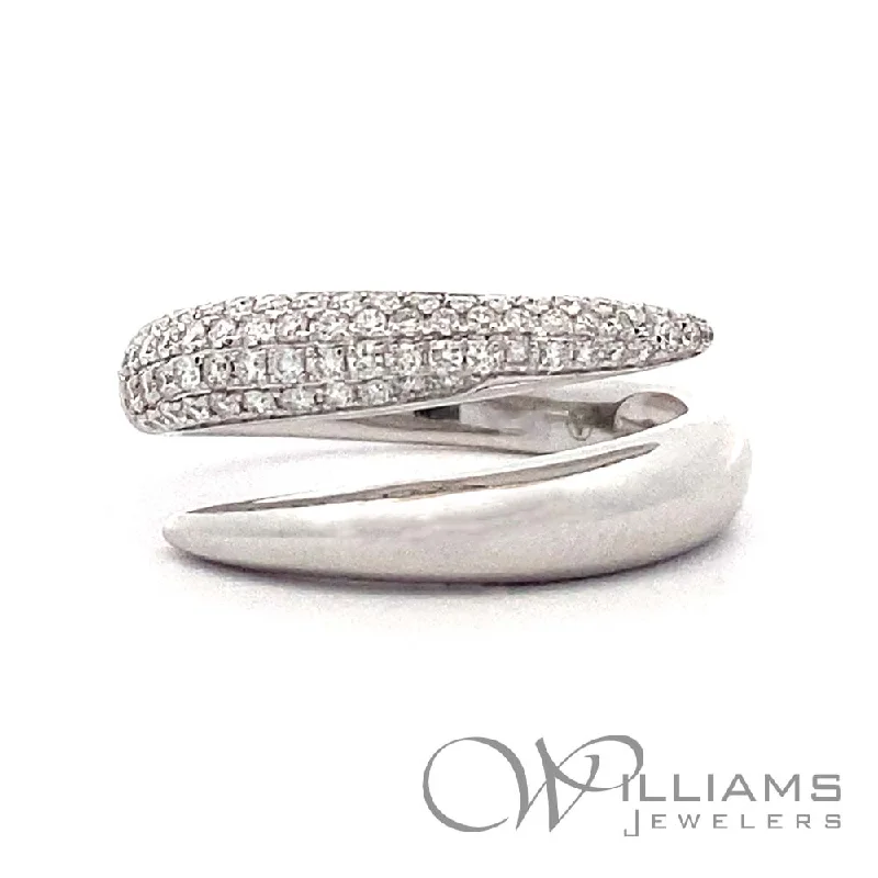 platinum engagement rings with round diamonds for women-Williams Signature 14 Karat Diamond Ring