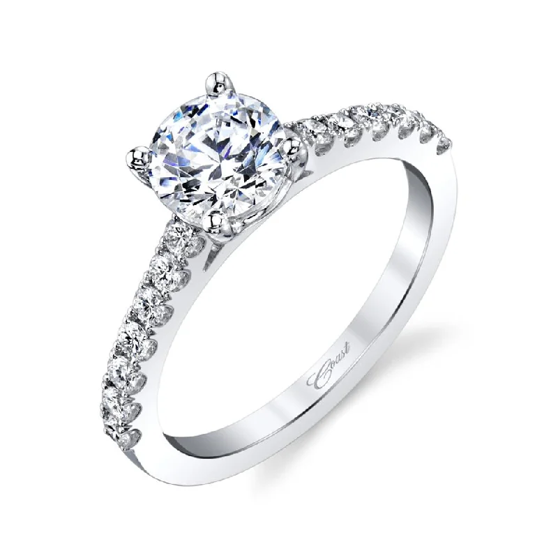 engagement rings with oval gemstones for women-Engagement ring