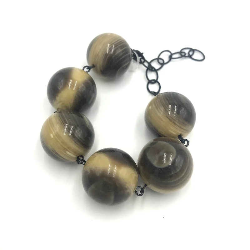 two-tone bracelets for women-Chunky Burl Betsy Bracelet