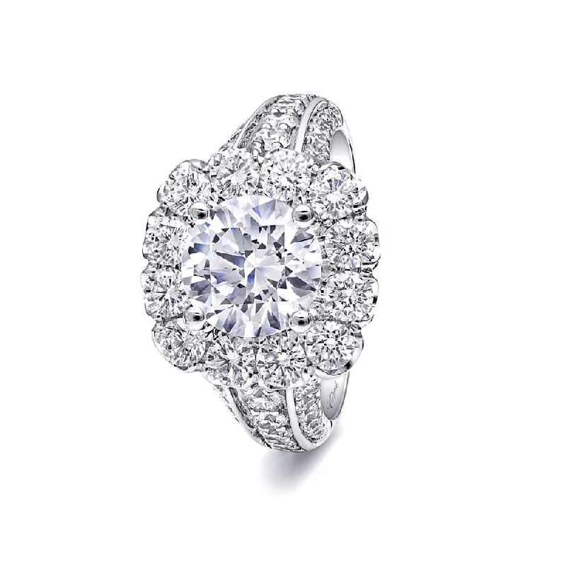 engagement rings with unique settings for women-Engagement ring