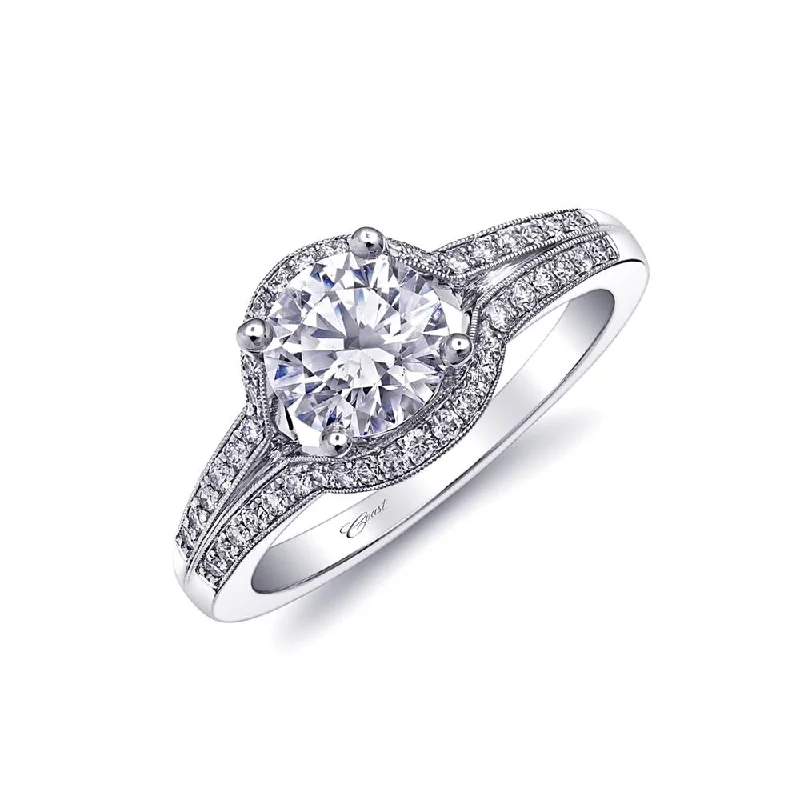 engagement rings with mixed metals for women-Engagement ring