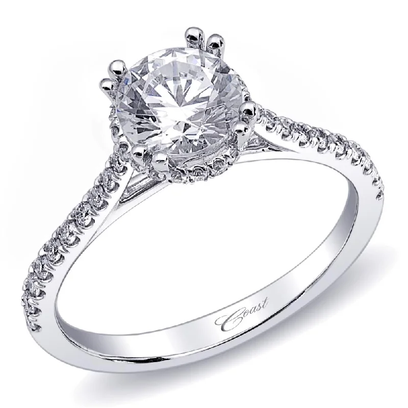 engagement rings with radiant cut diamonds for women-Engagement ring