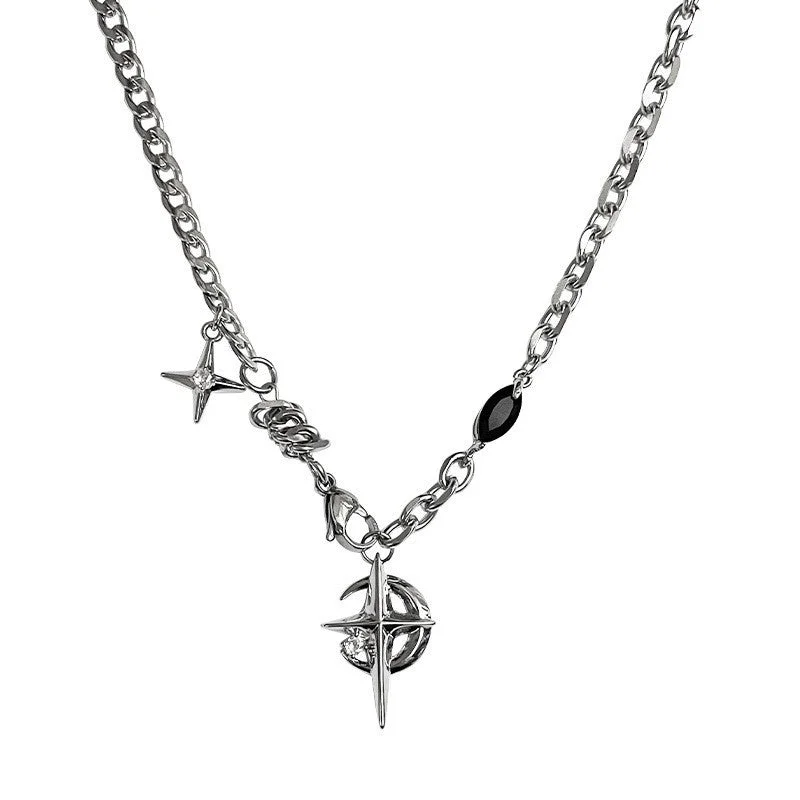 Star and Moon Trial Necklace