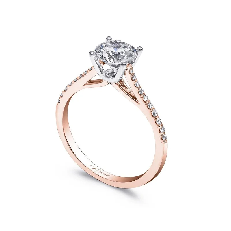 solitaire engagement rings with colored gemstones for women-Engagement ring